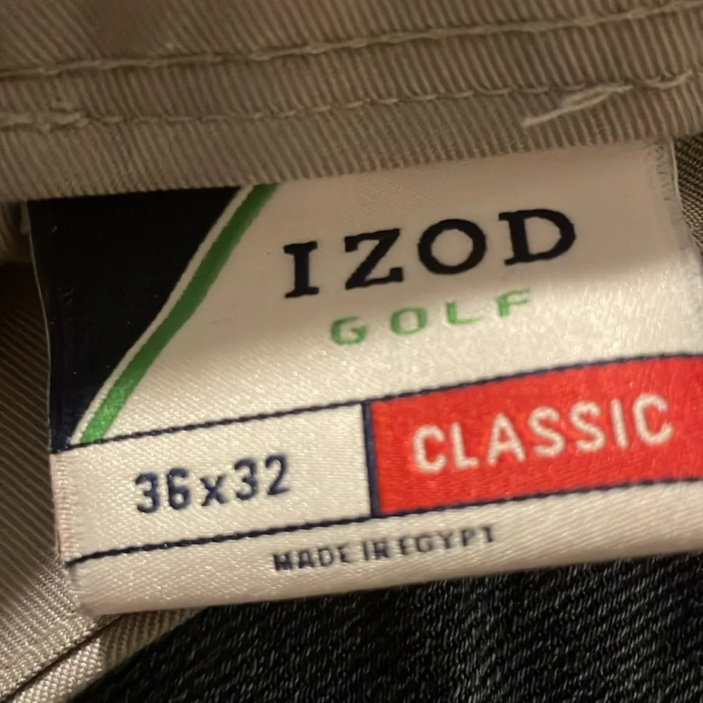 F3- Izod Golf Men’s 36x32 Classic Gray Pants